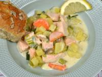 Laxgryta med potatis